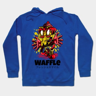 Waffle Strawberry Sauce Scary Hoodie